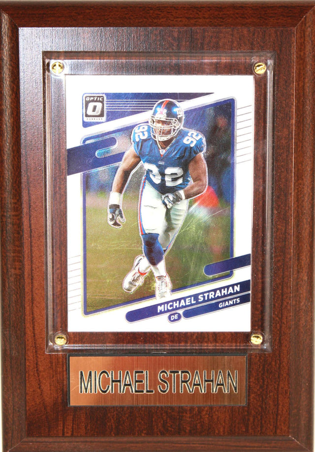Michael Strahan 4x6 Plaque