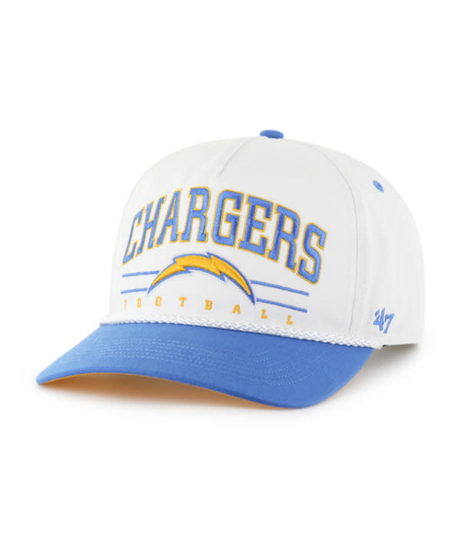 Chargers 2025 '47 Brand Men's White Roscoe Hitch Hat