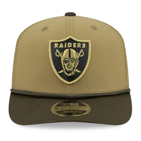 Raiders 2025 New Era Men's 9SEVENTY Salute to Service Hat
