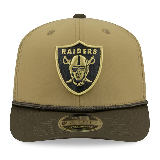 Raiders 2025 New Era Men's 9SEVENTY Salute to Service Hat