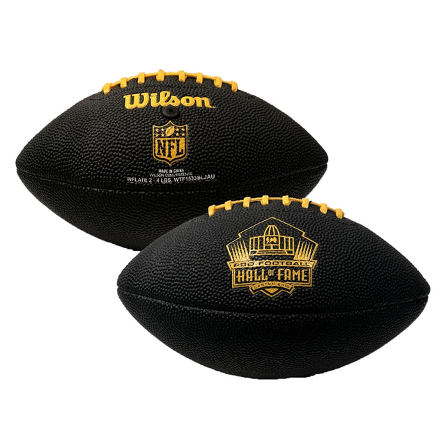 Hall of Fame Wilson® Black Mini Soft Touch Football
