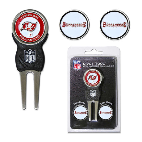 Buccaneers Divot Tool & Ball Markers Set