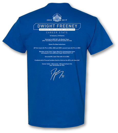 Dwight Freeney Class of 2024 Stat T-Shirt