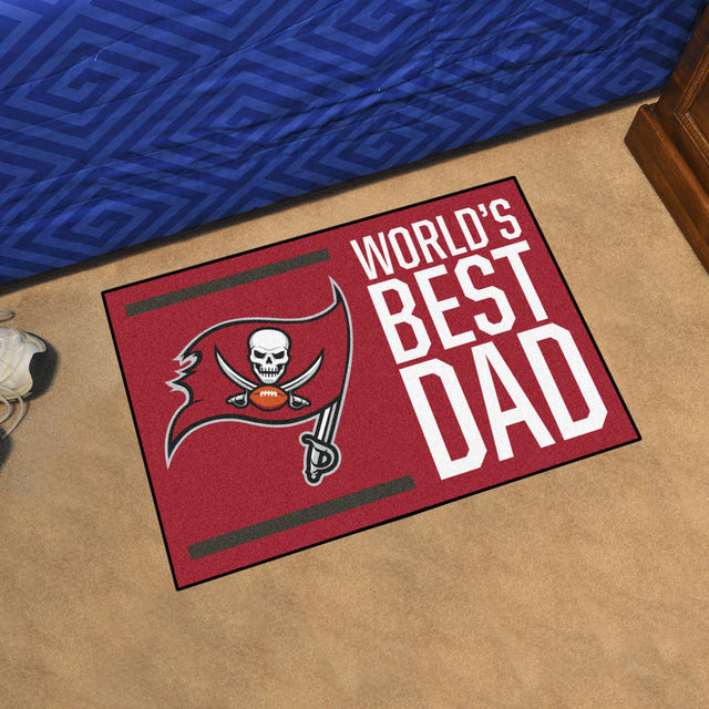 Buccaneers World's Best Dad Starter Mat