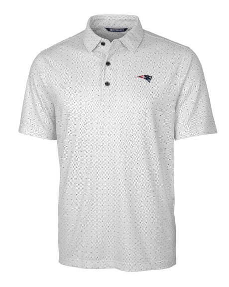 Patriots Pike Double Dot Print Stretch Polo