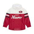 49ers 2026 Mitchell & Ness Men's Head Coach Lightweight Anorak Windbreaker Pro Football Hall of Fame
