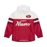 49ers 2026 Mitchell & Ness Men's Head Coach Lightweight Anorak Windbreaker Pro Football Hall of Fame
