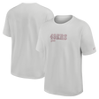 49ers 2025 Nike Men's Essential Heavy Max Gray T-Shirt