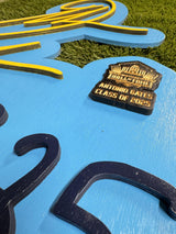 Chargers Antonio Gates Class of 2025 3D Signature Alternate Color Wall Sign