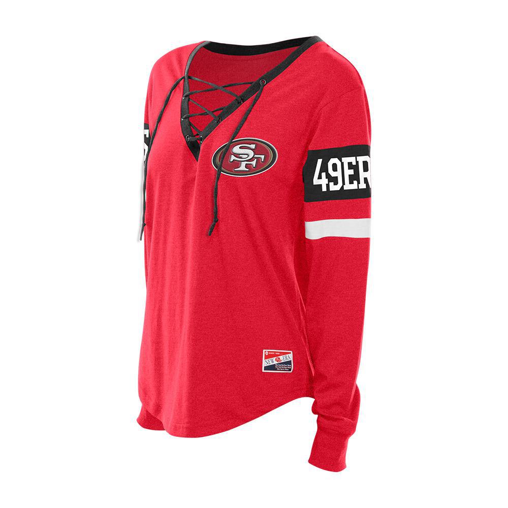 49ers 2025 New Era Women's Long Sleeve T-Shirt