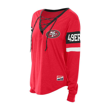 49ers 2025 New Era Women's Long Sleeve T-Shirt