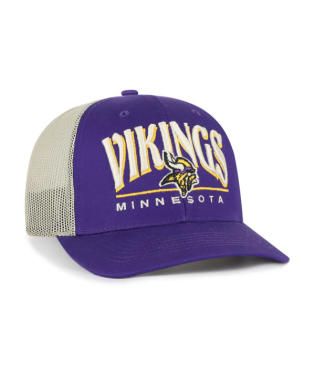 Vikings 2025 '47 Brand Men's Arid Strap Trucker Hat