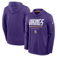 Vikings 2026 Nike Men's Dri-Fit Lightweight Long Sleeve Hoodie Top