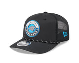Panthers 2026 New Era Men's 9SEVENTY Stretch Snap Two-Tone Hat Pro Football Hall of Fame