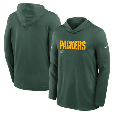 Packers 2025 Nike Men's Dri-Fit Lightweight Long Sleeve Hoodie Top
