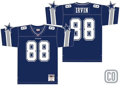 Michael Irvin Men's Cowboys White Legacy Jersey 1996 Pro Football Hall of Fame