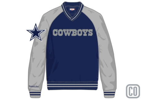 Cowboys 2026 Mitchell and Ness Men's Retro Pullover Crewneck Pro Football Hall of Fame