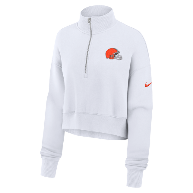 Browns 2026 Nike Women's Phoenix Quarter Zip Jacket Pro Football Hall of Fame
