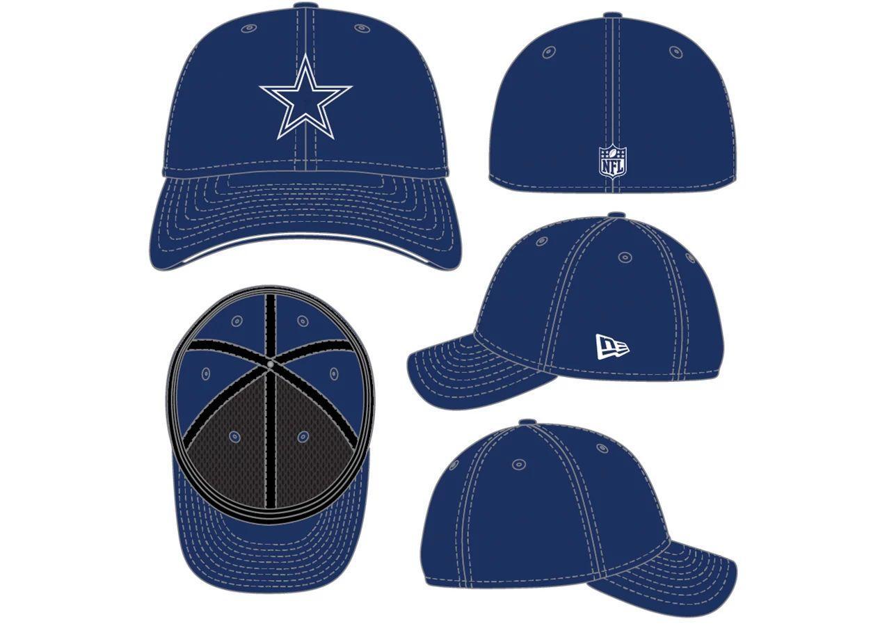 Cowboys 2026 New Era Men's 39THIRTY Sideline Hat Pro Football Hall of Fame