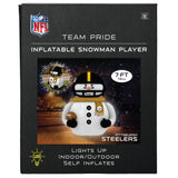 Steelers Team Pride Inflatable Snowman Player