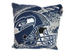 Seahawks jacquard pillow