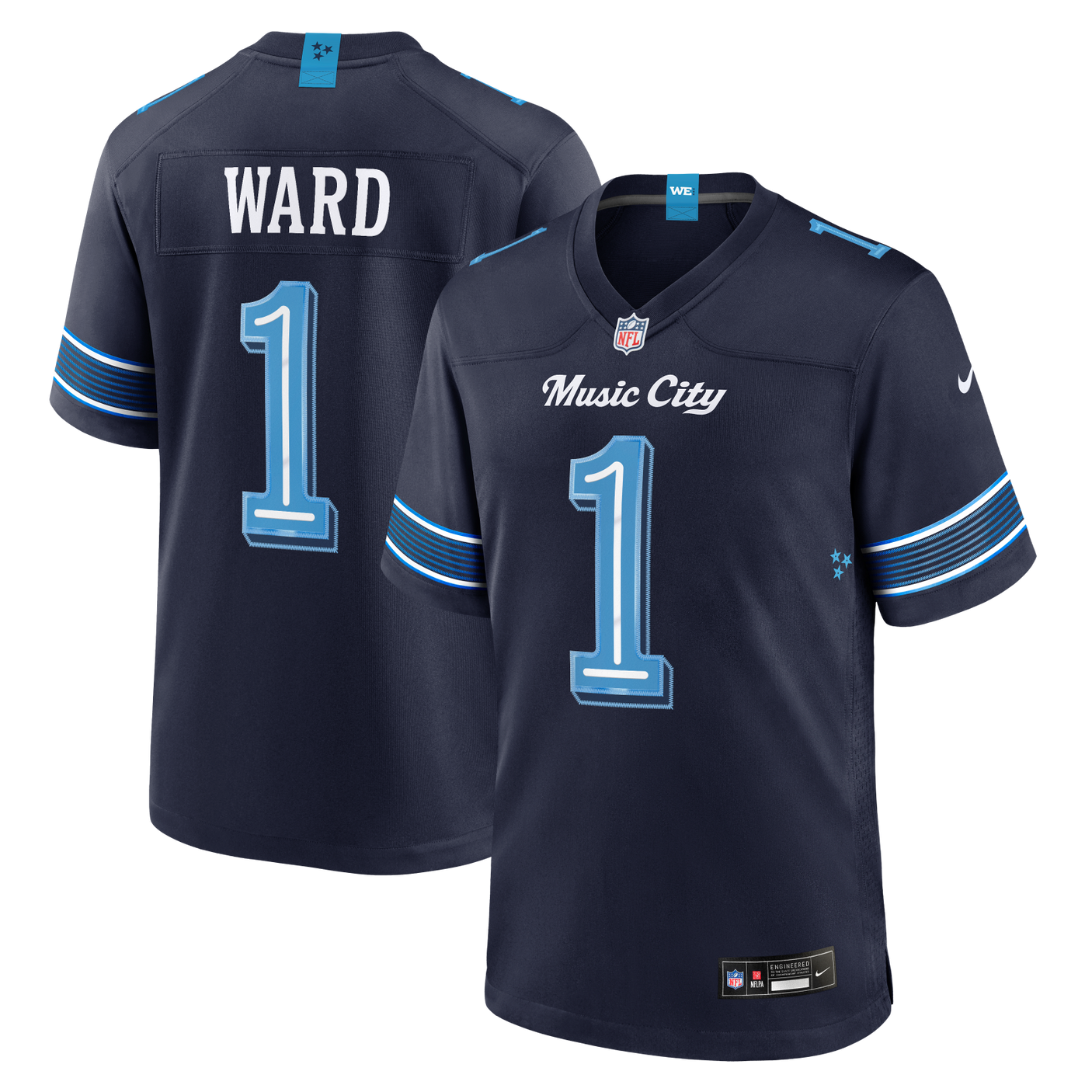 Titans 2026 Cam Ward Nike Men's Rivalry Jersey