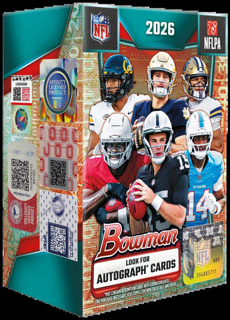 2026 Topps Bowman Football Value Box Pro Football Hall of Fame