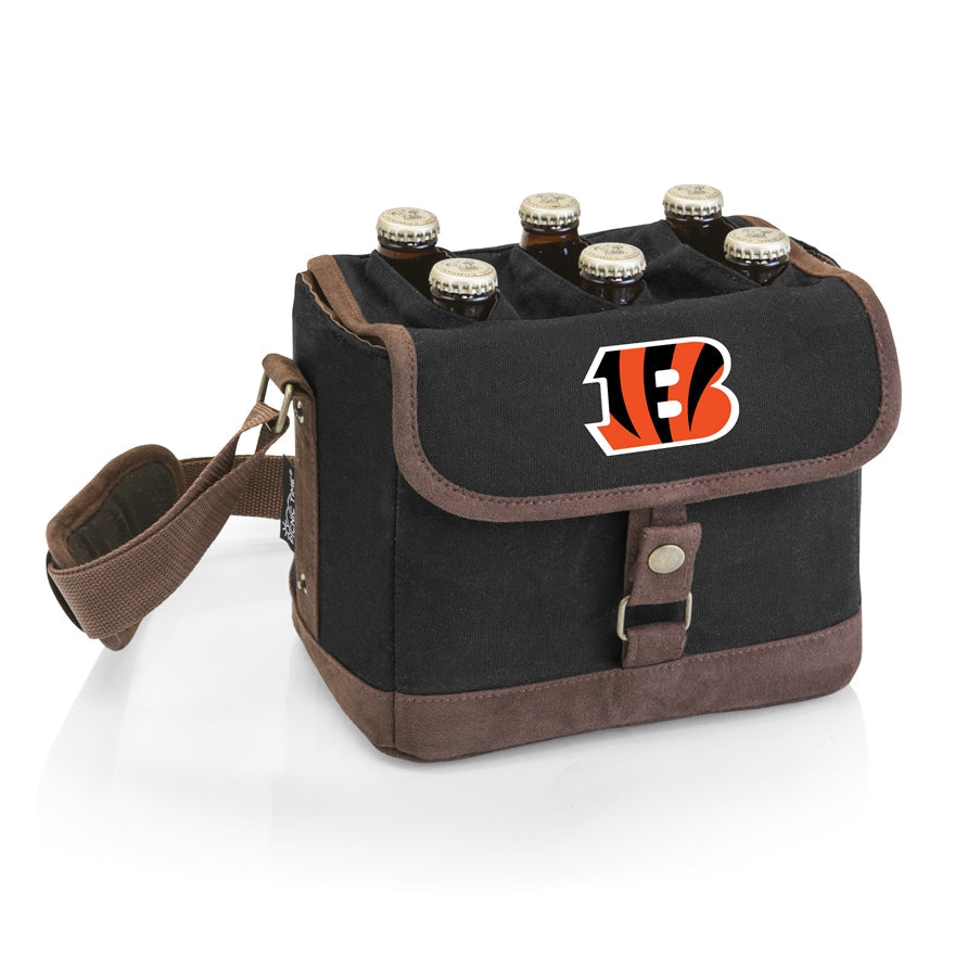 Bengals Beer Caddy Cooler Tote with Opener by Picnic Time