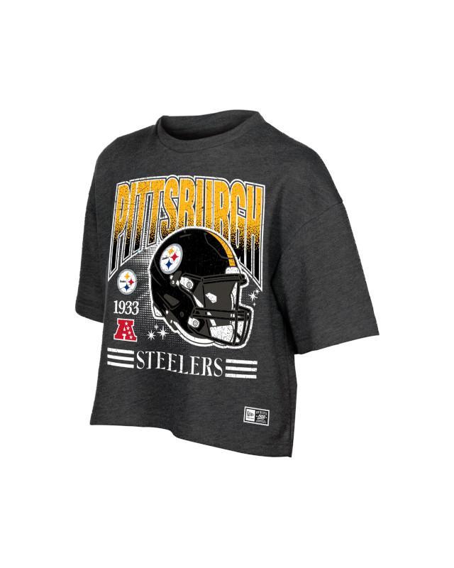 Steelers 2026 New Era Women's Boxy T-Shirt