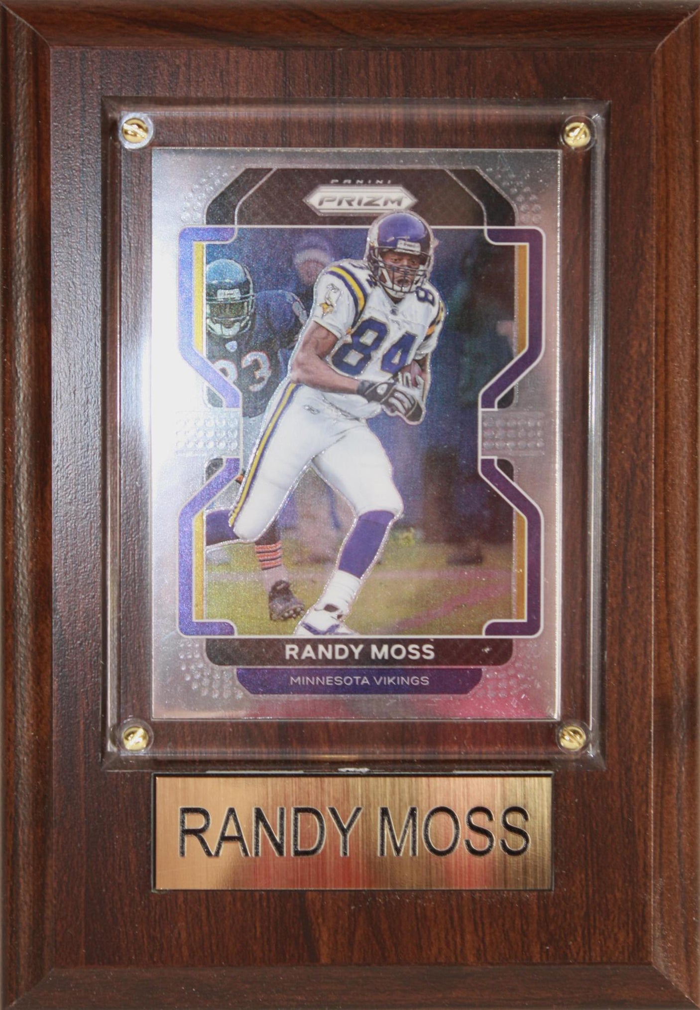 Randy Moss 4x6 Plaque
