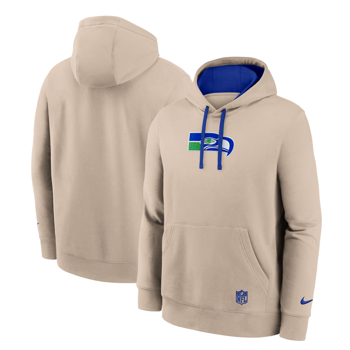 Seahawks 2026 Nike Men's Rewind Club Hoodie Pro Football Hall of Fame