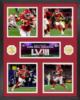 Kansas City Chiefs Super Bowl LVIII (58) Champions Memorable Moments Bronze Coin Photo Mint