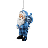 Titans Santa Overalls Ornament