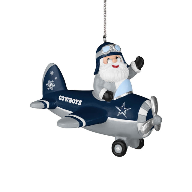 Cowboys Santa Airplane Ornament Pro Football Hall of Fame