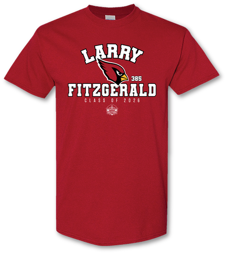 Larry Fitzgerald Cardinals Class of 2026 Enshrinee T-Shirt