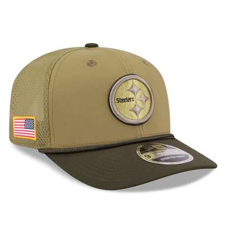 Steelers 2025 New Era Men's 9SEVENTY Salute to Service Hat