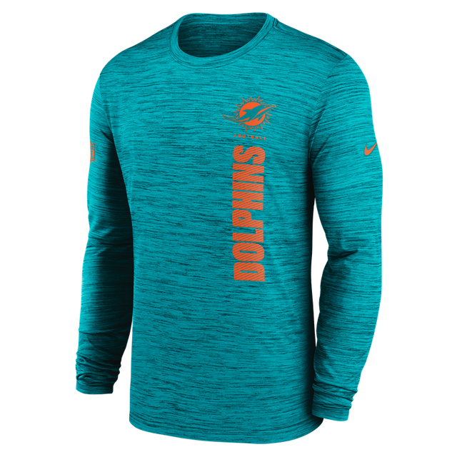 Dolphins Men's Nike Velocity Long Sleeve T-Shirt