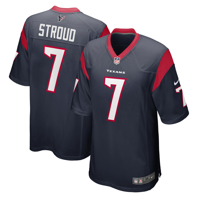 Texans CJ Stroud Nike Men's Navy Game Jersey