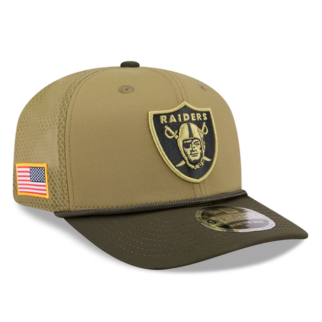 Raiders 2025 New Era Men's 9SEVENTY Salute to Service Hat