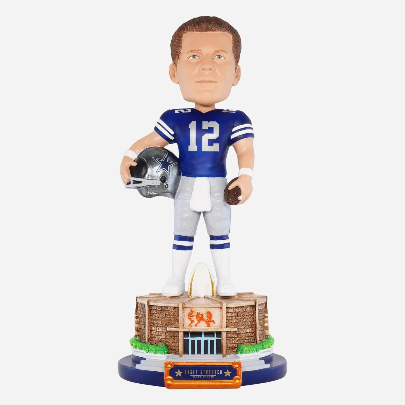 Cowboys Roger Staubach Pro Football Hall of Fame Rotunda Bobblehead (10238051713300)