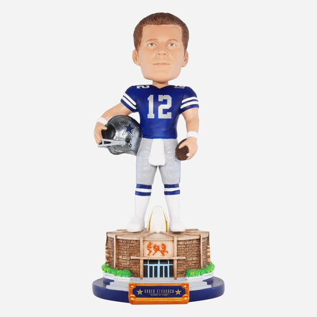 Cowboys Roger Staubach Pro Football Hall of Fame Rotunda Bobblehead Pro Football Hall of Fame