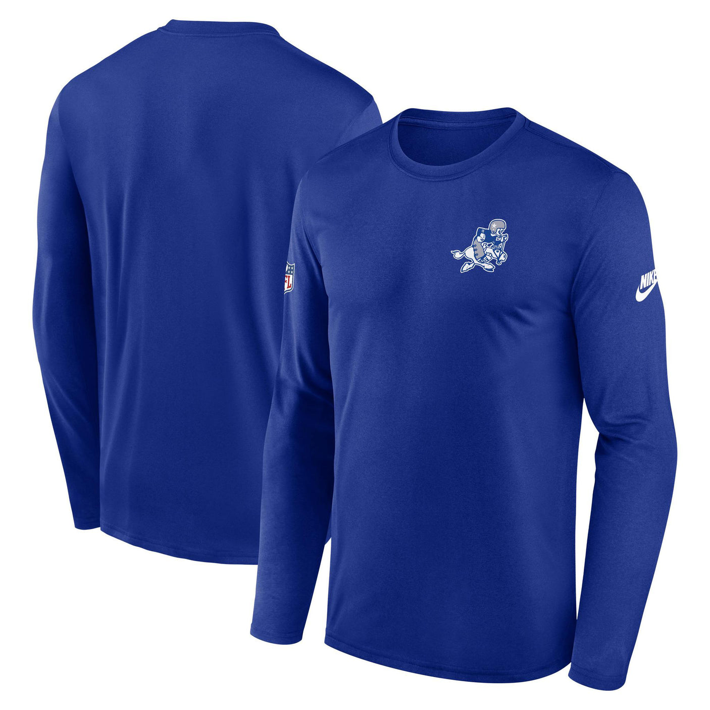 Cowboys 2025 Nike Men's Alternate Legend Logo Long Sleeve T-Shirt