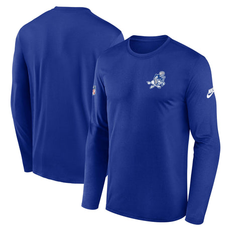 Cowboys 2025 Nike Men's Alternate Legend Logo Long Sleeve T-Shirt
