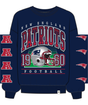 Patriots 2025 '47 Brand Women's Go Big Oversized Crewneck