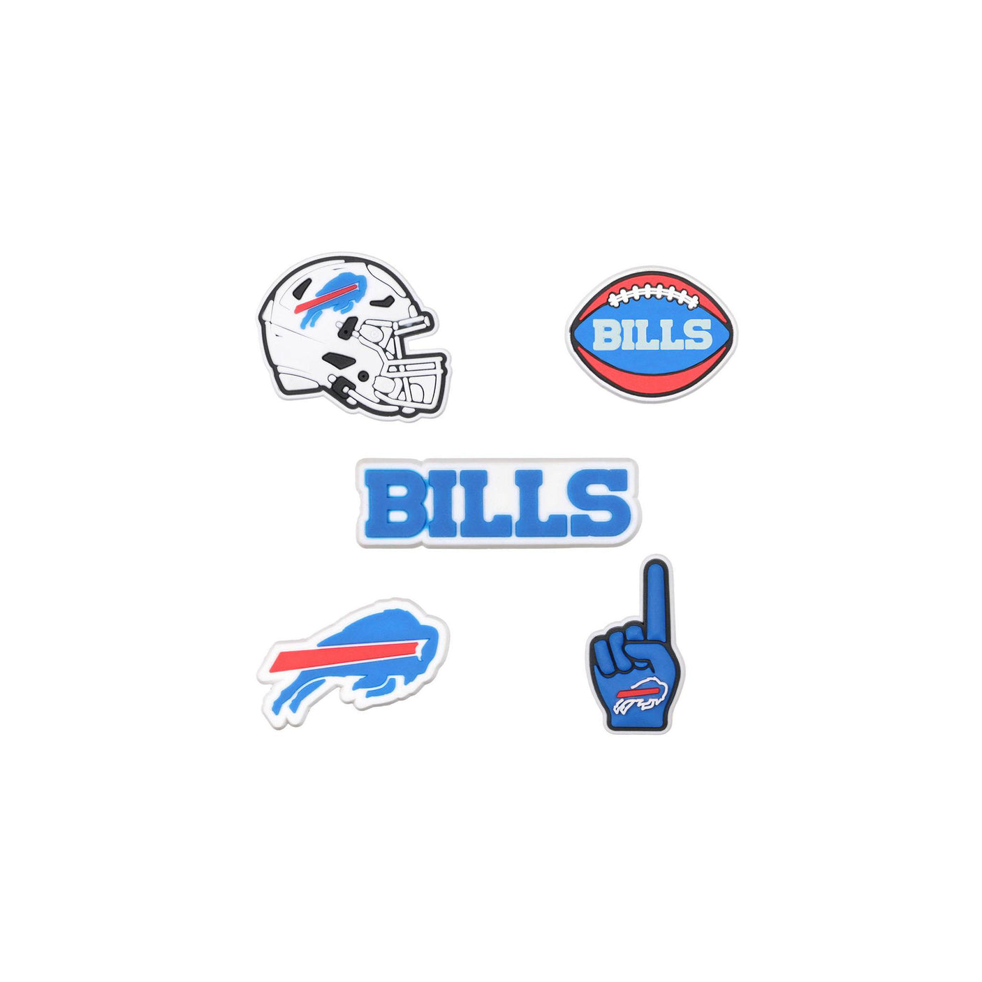 Bills 2025 5-Pack Team Clog Charms