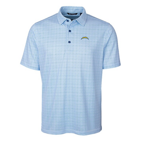 Chargers Pike Double Dot Print Stretch Polo