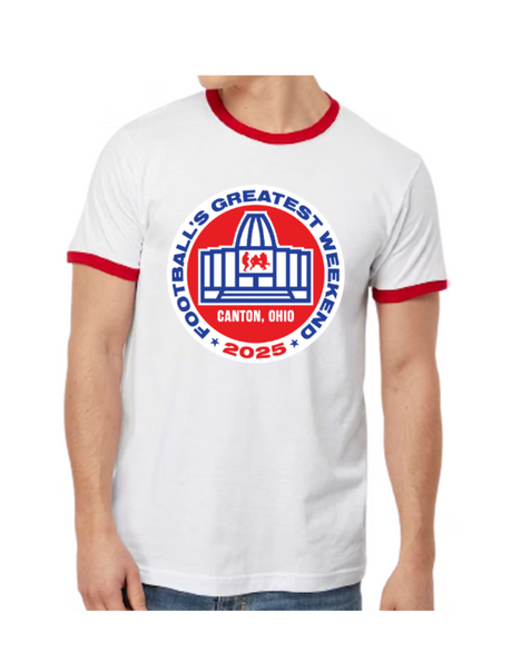 Hall of Fame 2025 Red Ringer T-shirt