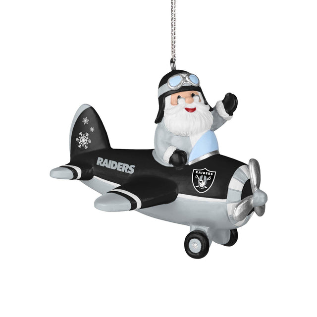 Raiders Santa Airplane Ornament Pro Football Hall of Fame