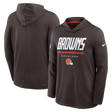 Browns 2026 Nike Men's Dri-Fit Lightweight Long Sleeve Hoodie Top