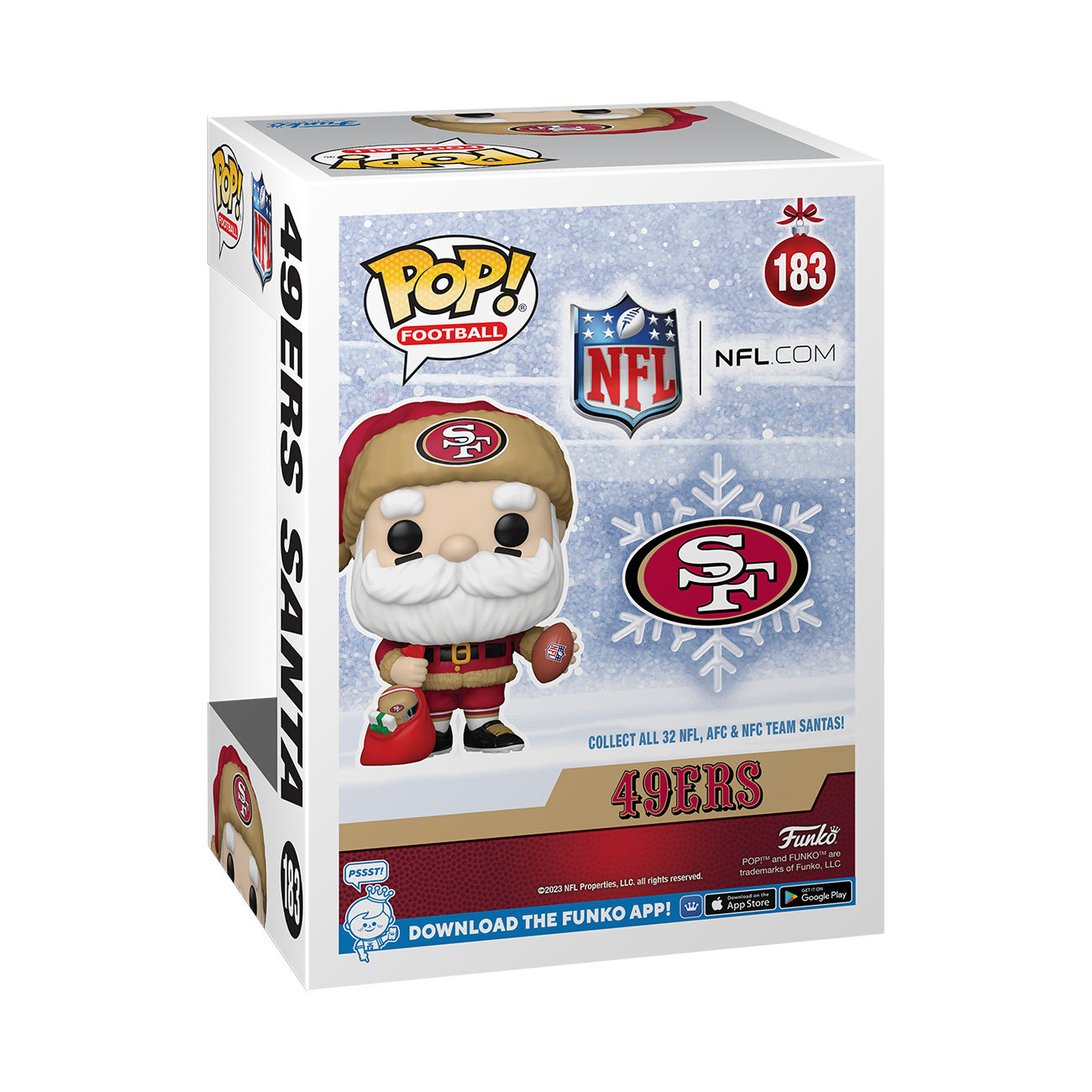 49ers Santa Funko Pop!